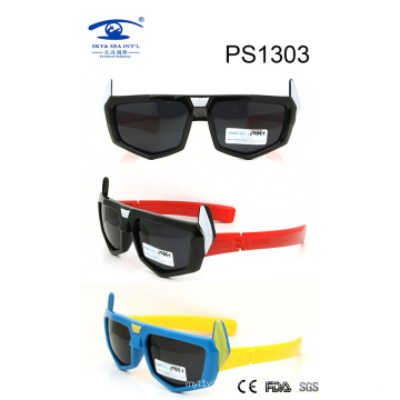 Newest Products Colorful Kid Plastic Sunglasses (PS1303)